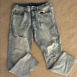 RSQ Light Blue Distressed Men Jeans